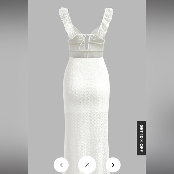 Commense White Maxi Dress - Picture 3 of 3